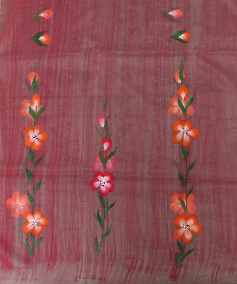 Organza Fabric Material Dupatta  Stole Scarf Digital Print Buy Now Fabric Dekho
