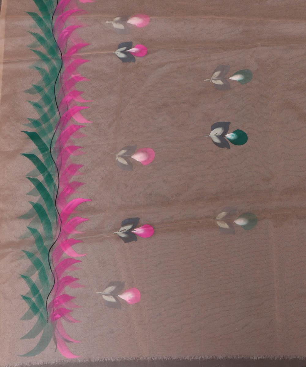 Organza Fabric Material Dupatta  Stole Scarf Digital Print Buy Now Fabric Dekho