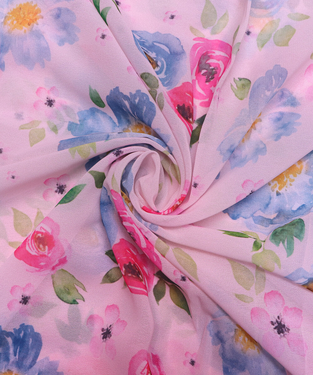 Printed Fabric Online Buy Digital Print Georgette Fabric Printed Georgette Fabric