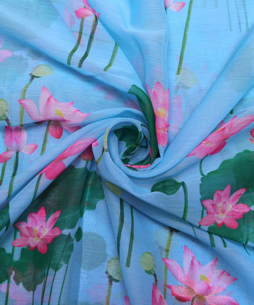Printed Fabric Online Buy Digital Print Chiffon Fabric