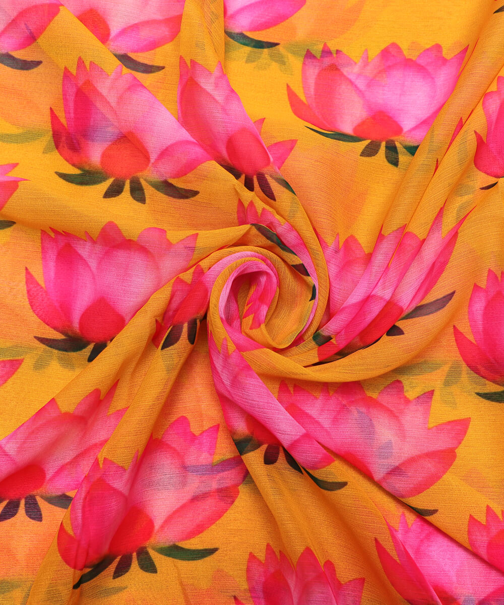 Printed Fabric Online Buy Digital Print Chiffon Fabric
