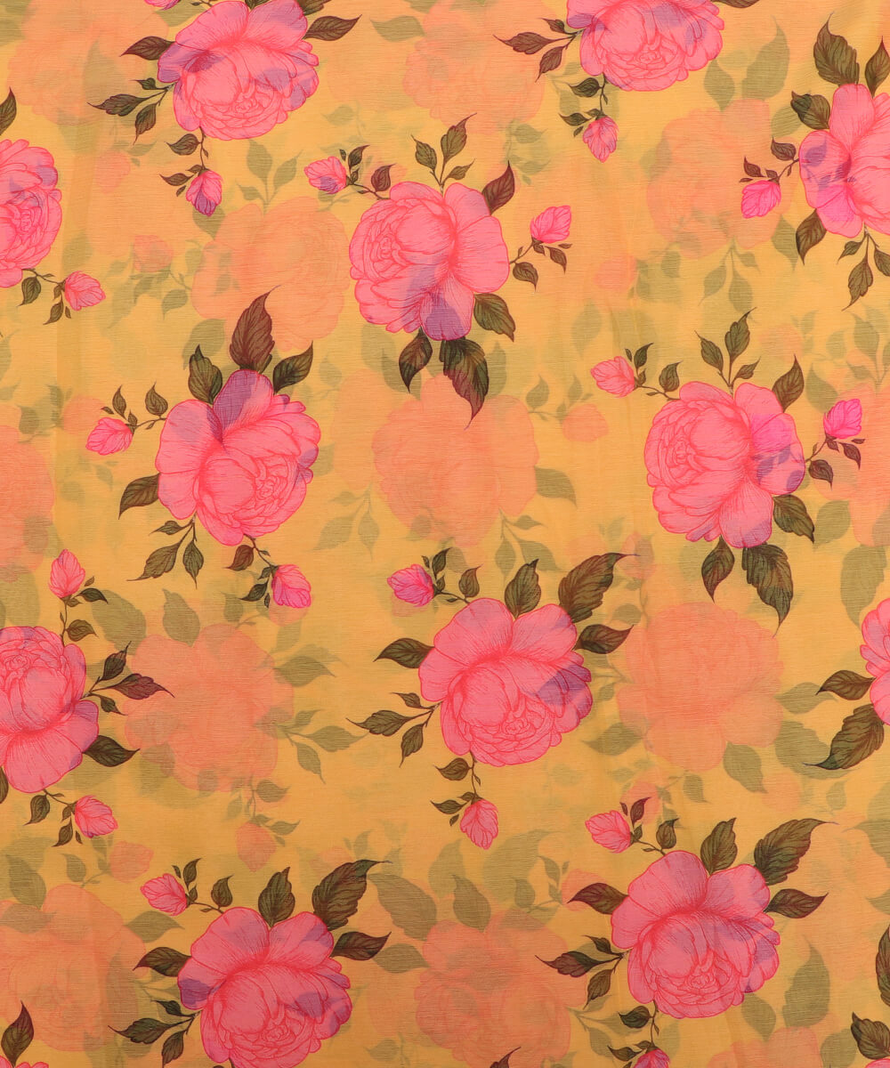 Printed Fabric Online Buy Digital Print Chiffon Fabric