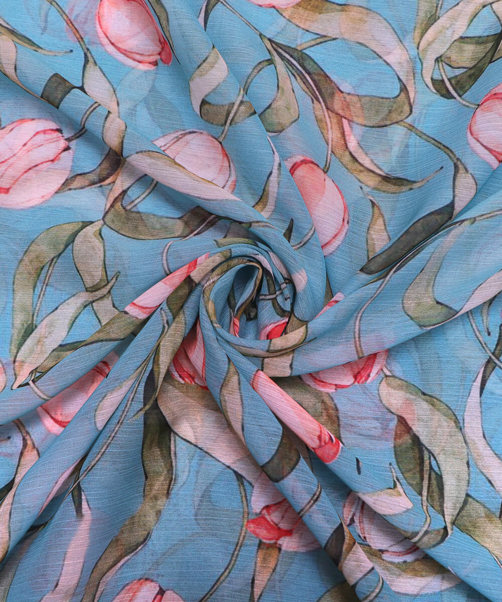 Printed Fabric Online Buy Digital Print Chiffon Fabric