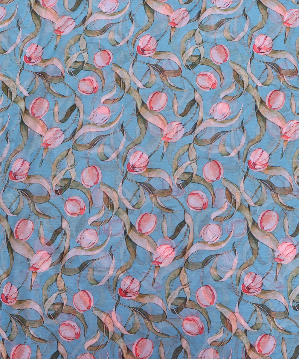 Printed Fabric Online Buy Digital Print Chiffon Fabric
