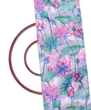 White Colour Floral Print Digital Print Chiffon Fabric
