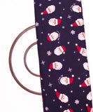 Navy Blue Colour Kids Print Flannel Fabric