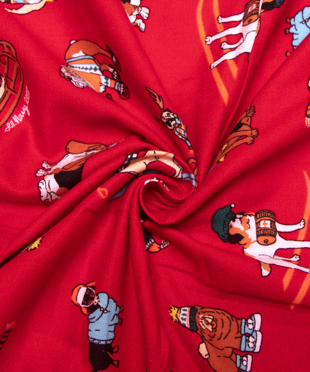 Online Winter Fabric Kids Dress Winter Falannel Fabric Material