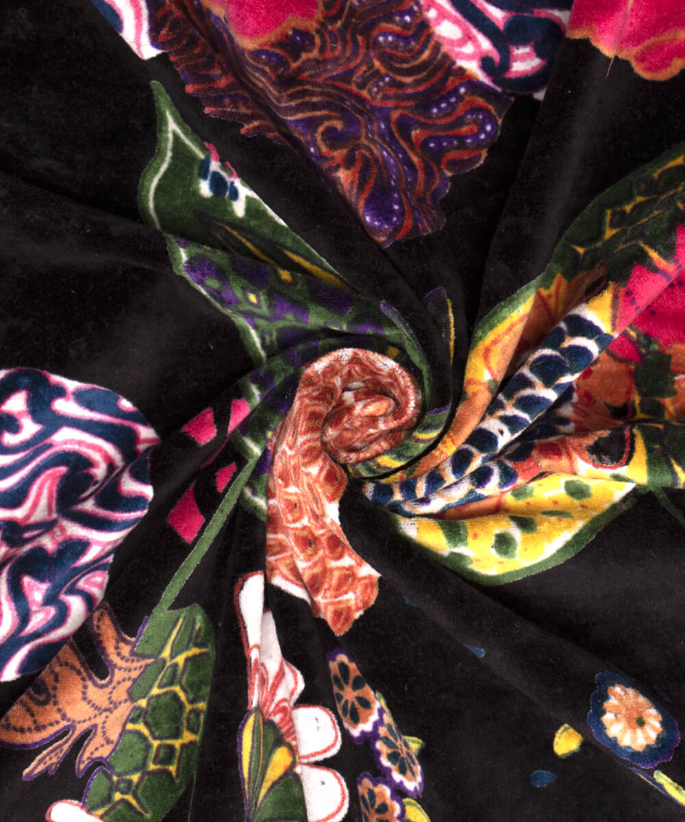 Fabric For Winter Wear Pajama Jacket Kurta Velvet Fabric Shop Online