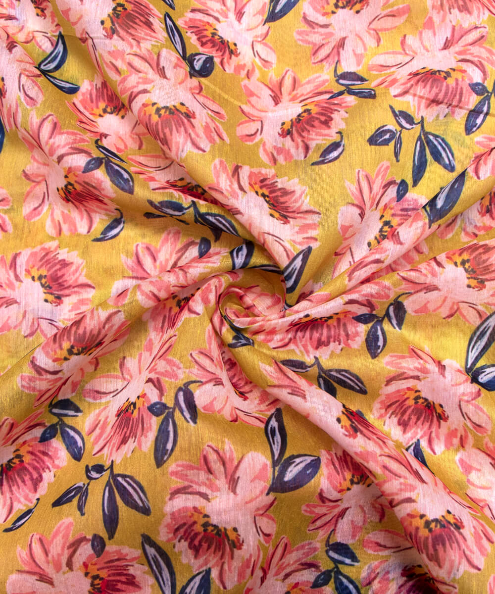 Chanderi Silk Fabric Material Store Shop Online Fabric Dekho