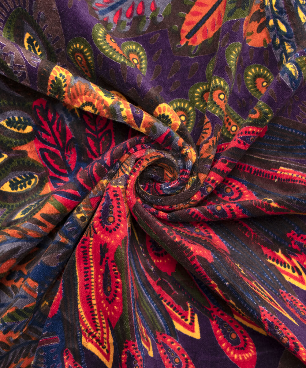 Fabric For Winter Wear Pajama Jacket Kurta Velvet Fabric Shop Online