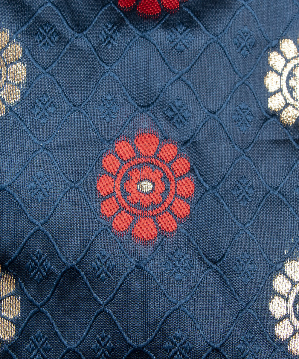 Banarasi Silk Fabric Blouse Pattu Pavada Online At Fabric Dekho