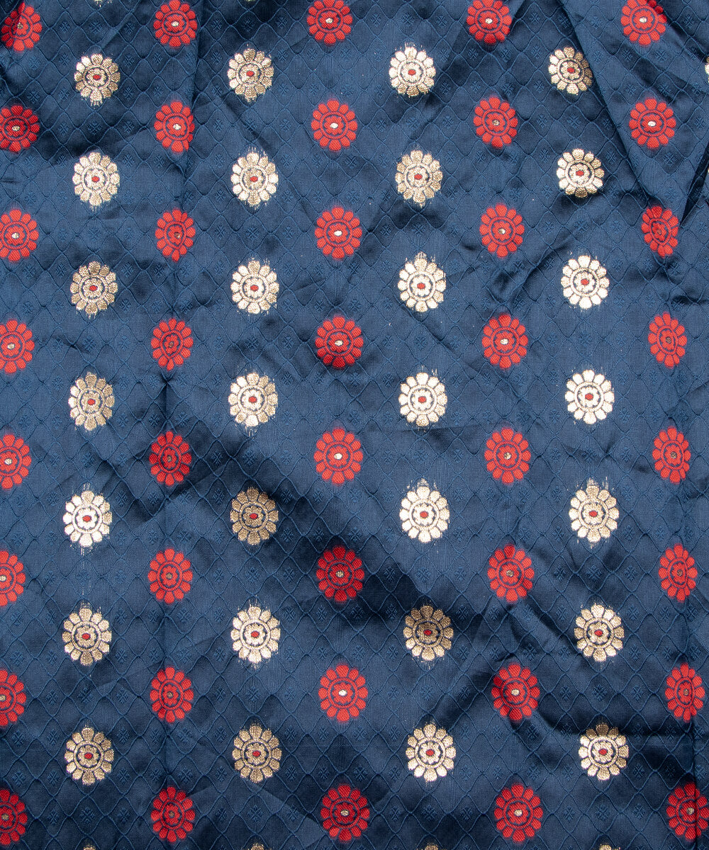 Banarasi Silk Fabric Blouse Pattu Pavada Online At Fabric Dekho