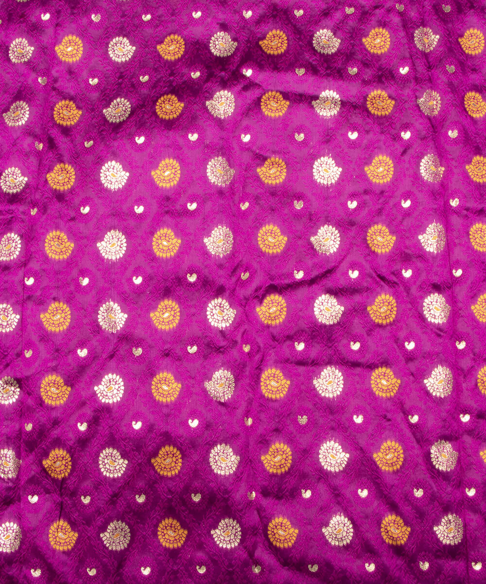 Banarasi Silk Fabric Blouse Pattu Pavada Online At Fabric Dekho