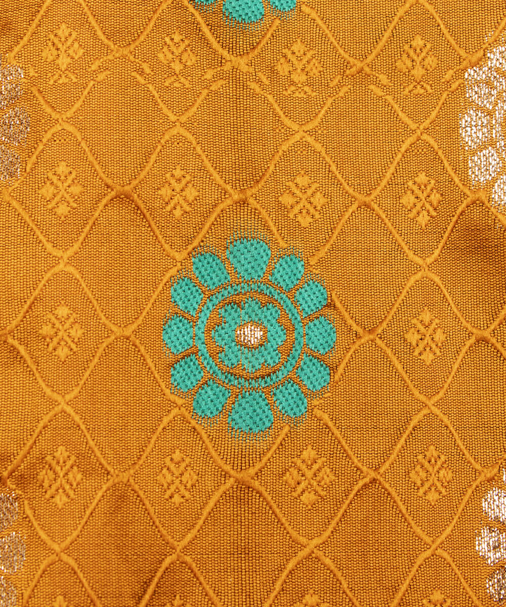 Banarasi Silk Fabric Blouse Pattu Pavada Online At Fabric Dekho