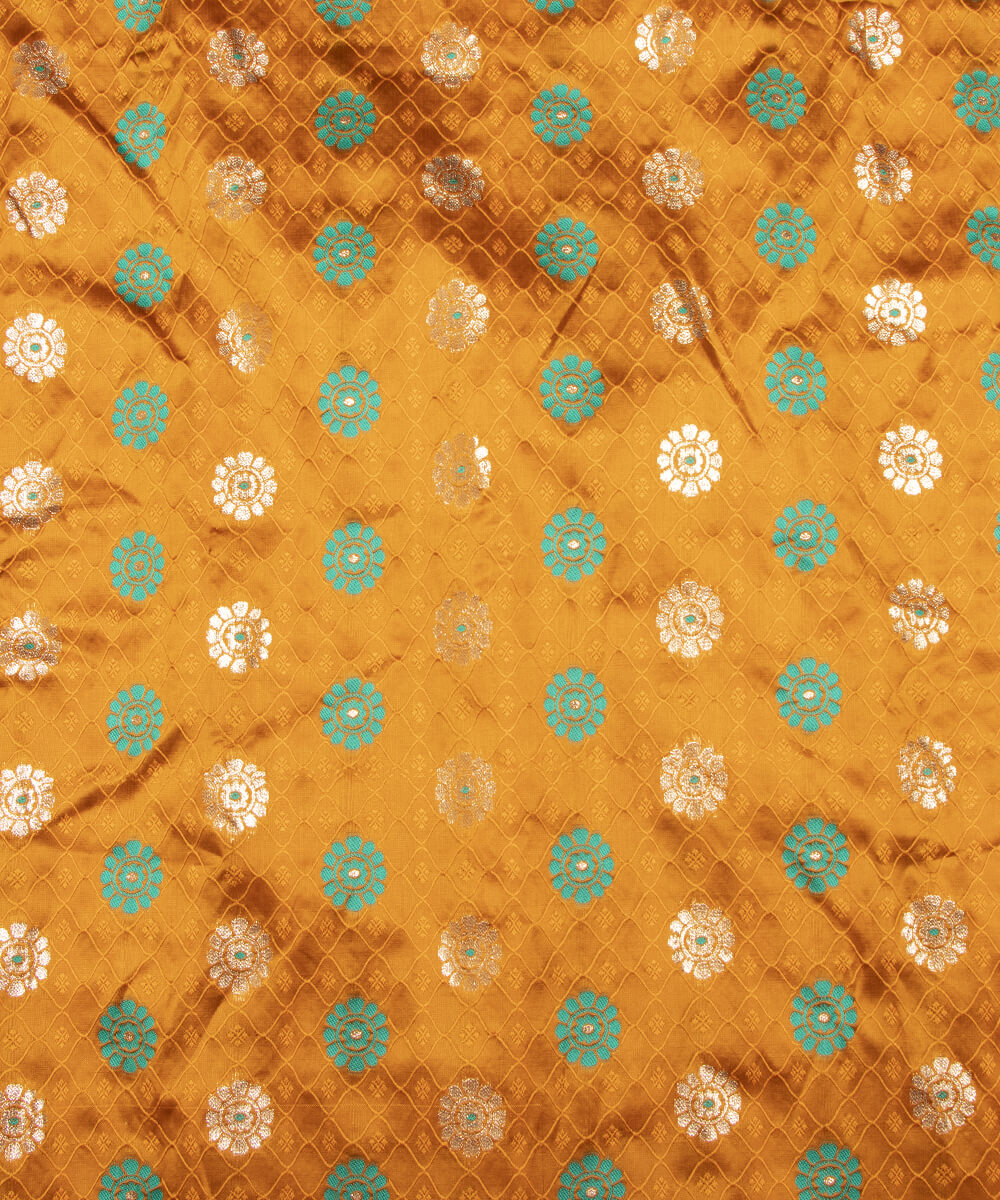 Banarasi Silk Fabric Blouse Pattu Pavada Online At Fabric Dekho