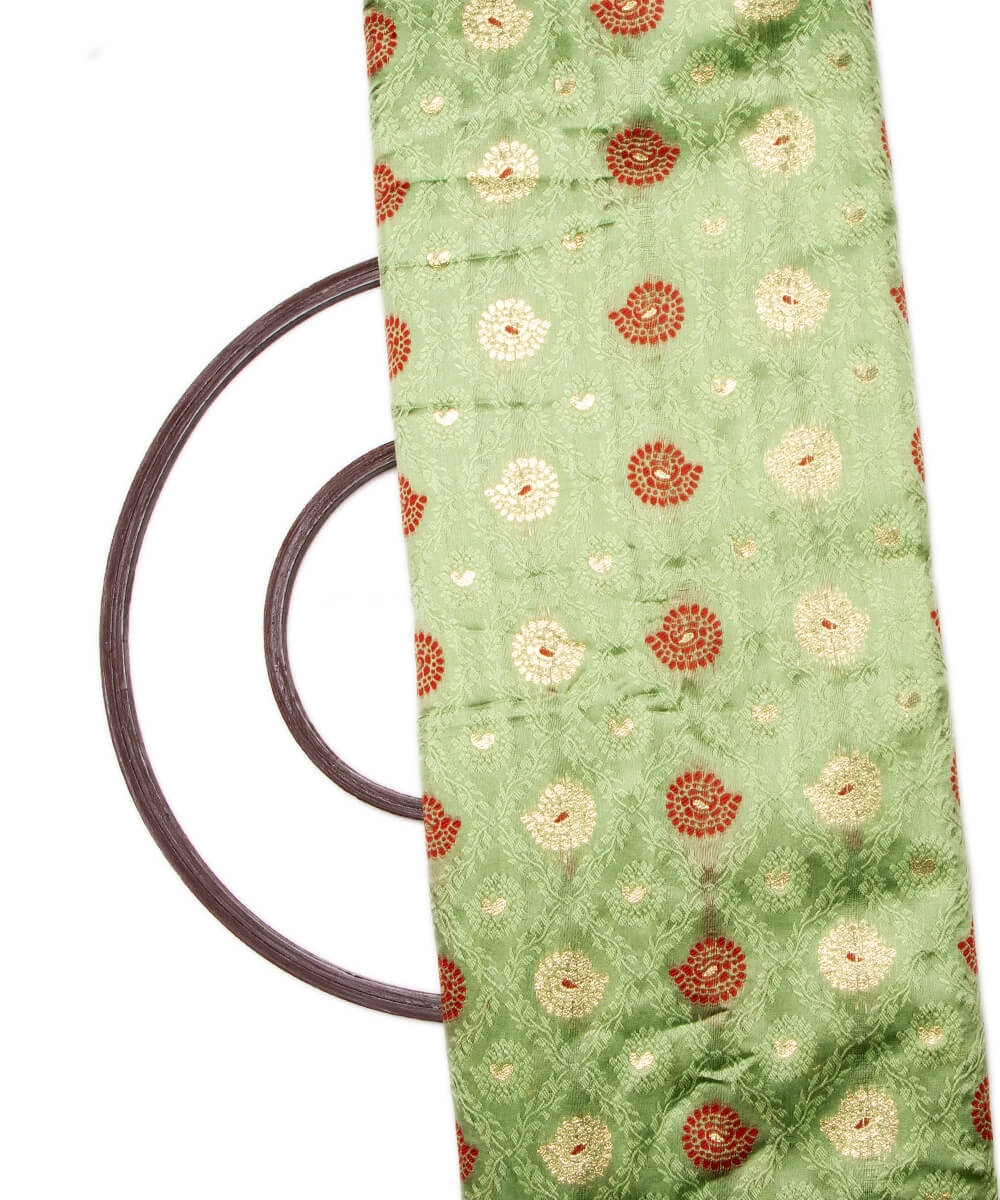 Banarasi Silk Fabric Blouse Pattu Pavada Online At Fabric Dekho