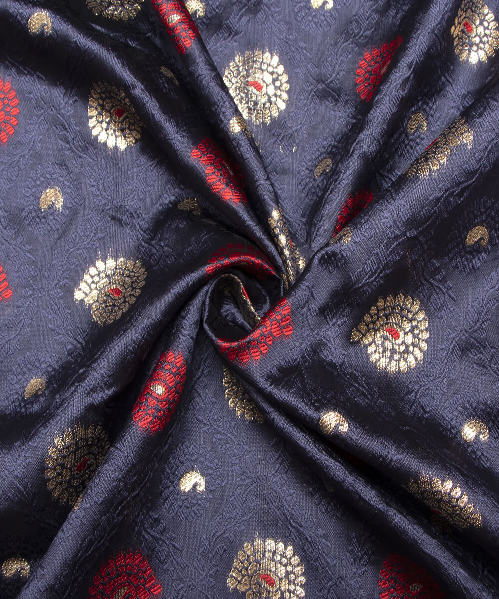 Banarasi Silk Fabric Blouse Pattu Pavada Online At Fabric Dekho