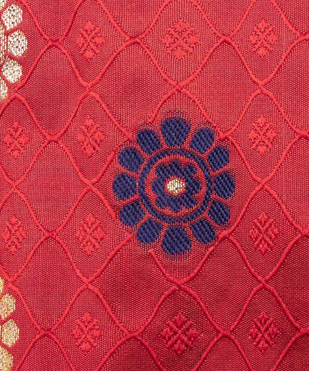 Banarasi Silk Fabric Blouse Pattu Pavada Online At Fabric Dekho