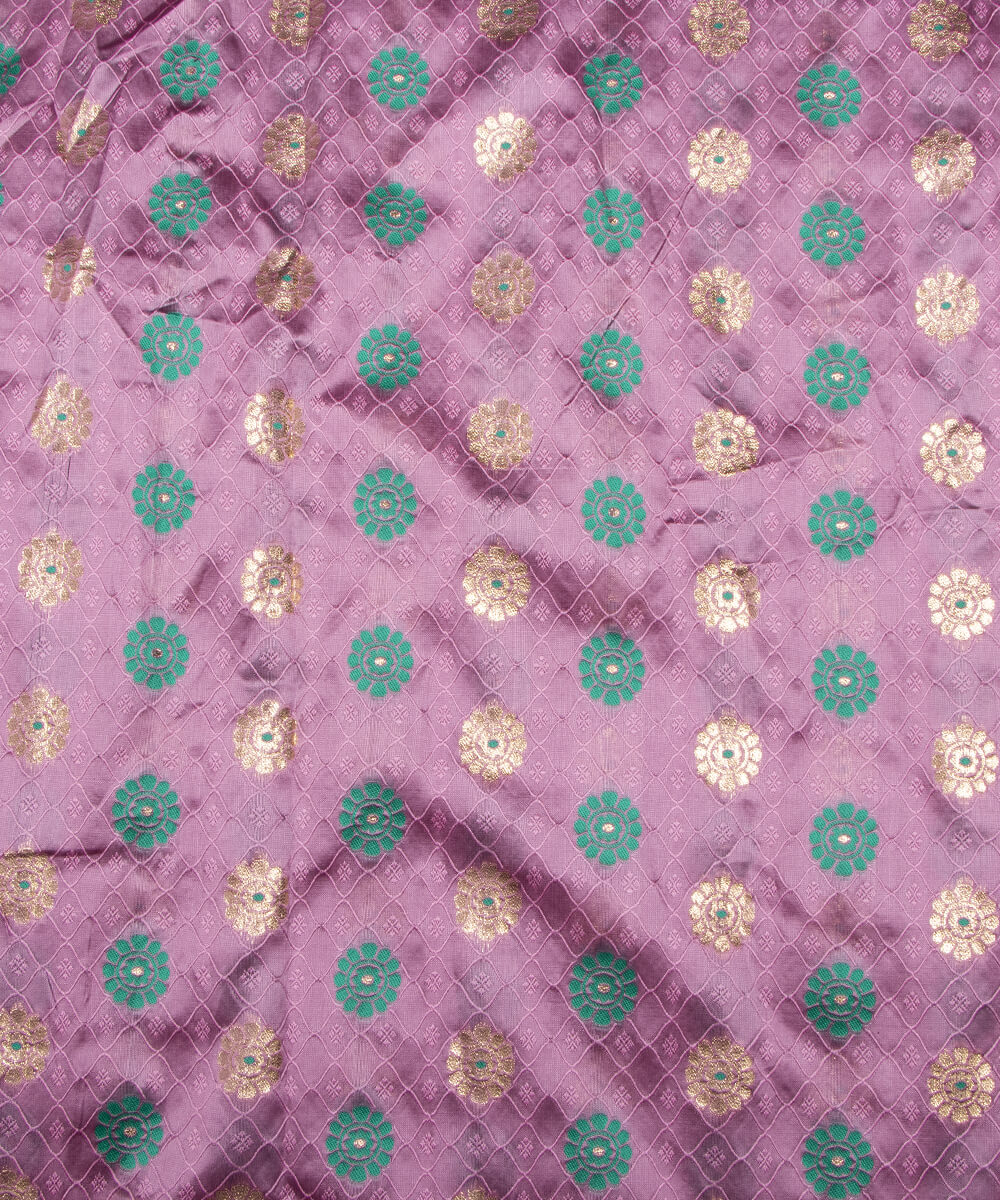 Banarasi Silk Fabric Blouse Pattu Pavada Online At Fabric Dekho
