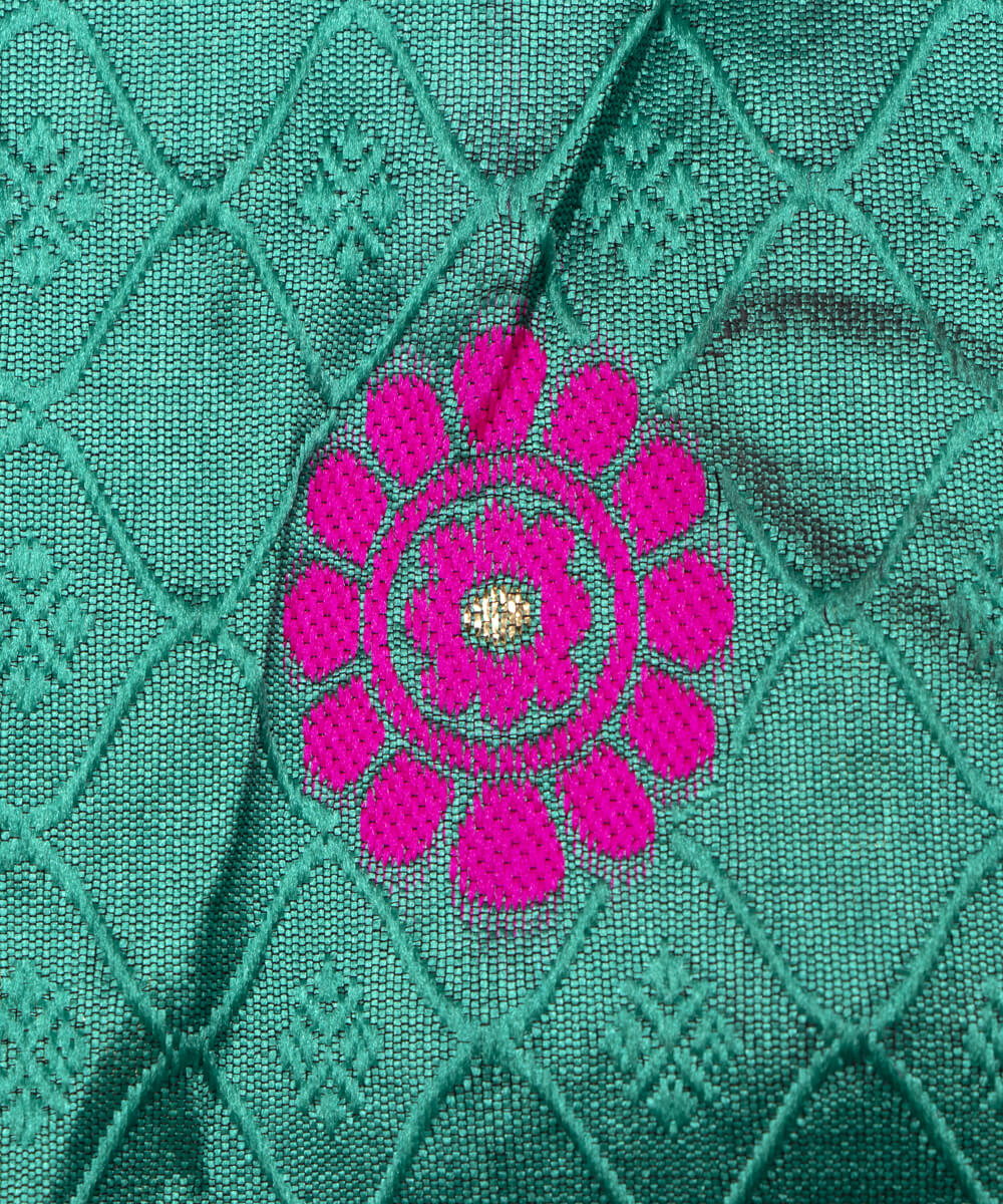 Banarasi Silk Fabric Blouse Pattu Pavada Online At Fabric Dekho