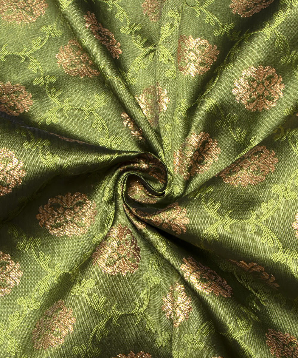 Banarasi Silk Fabric Blouse Pattu Pavada Online At Fabric Dekho