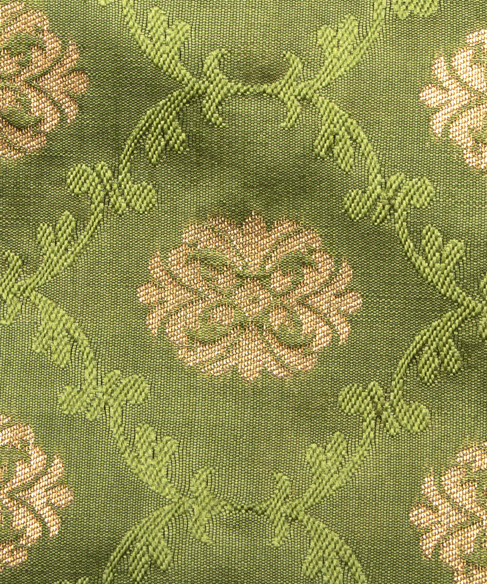 Banarasi Silk Fabric Blouse Pattu Pavada Online At Fabric Dekho