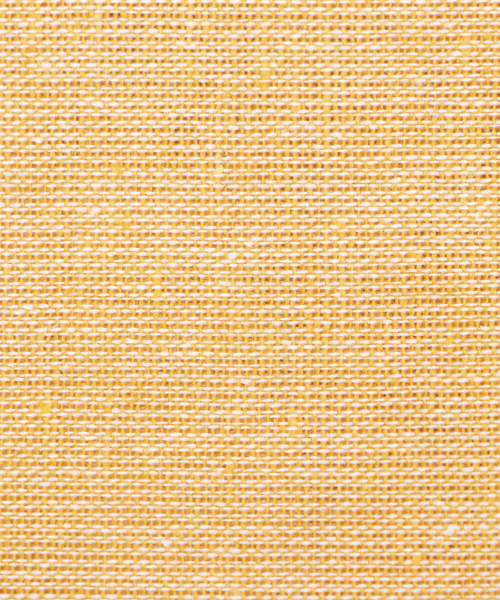 Yellow Colour Two Tone Plain Khadi Fabric