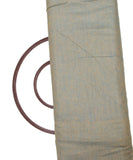Blue Colour Two Tone Plain Khadi Fabric