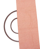 Peach Colour Two Tone Plain Khadi Fabric