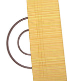 Yellow Multi Colour Two Tone Plain Khadi Fabric