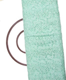 Sea Green Colour Floral Net Embroidery Fabric