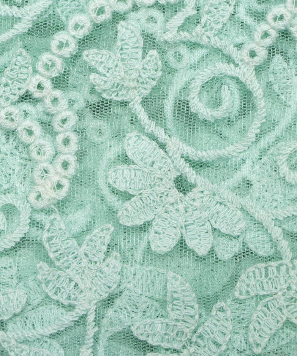Net Embroidery Fabric Material Boutique Designer