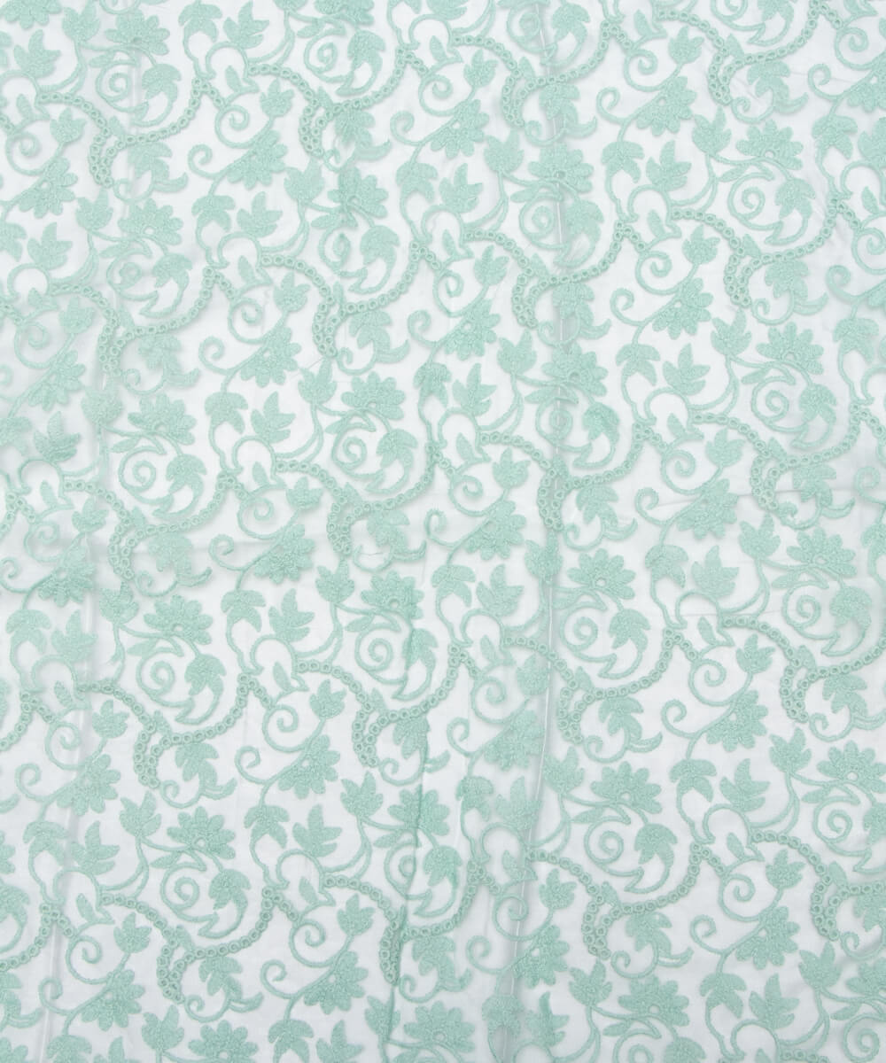 Net Embroidery Fabric Material Boutique Designer
