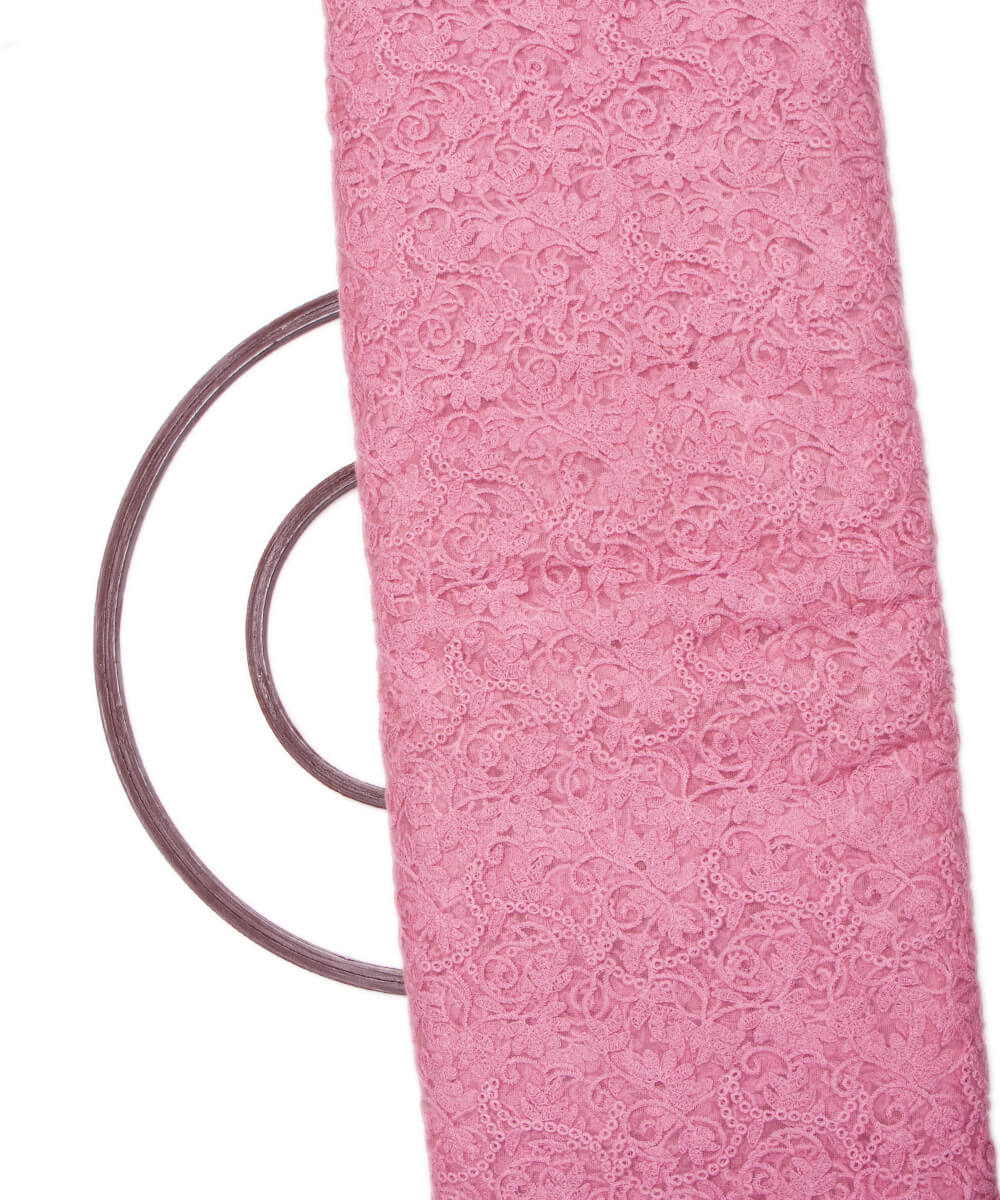 Net Embroidery Fabric Material Boutique Designer