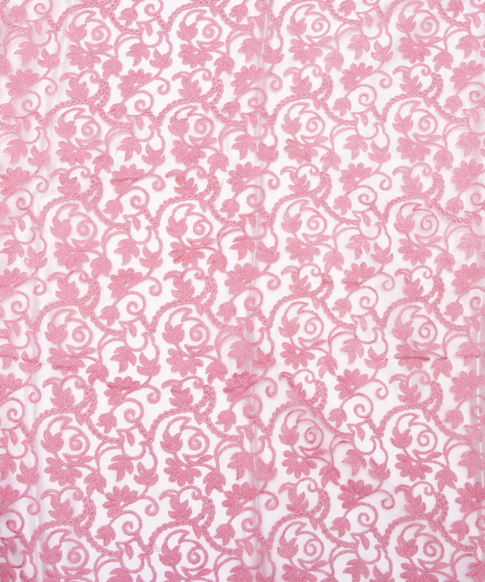 Net Embroidery Fabric Material Boutique Designer