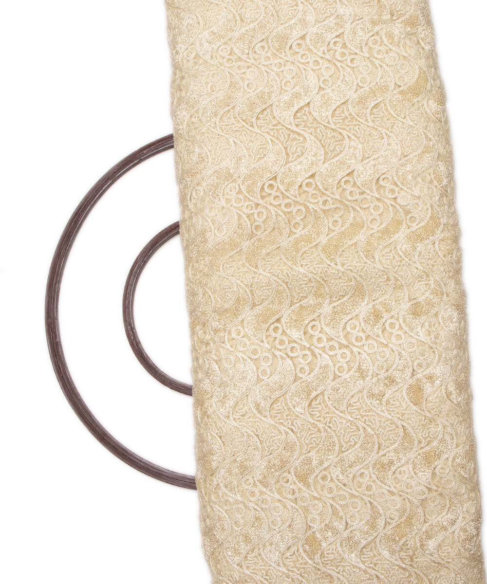 Net Embroidery Fabric Material Boutique Designer