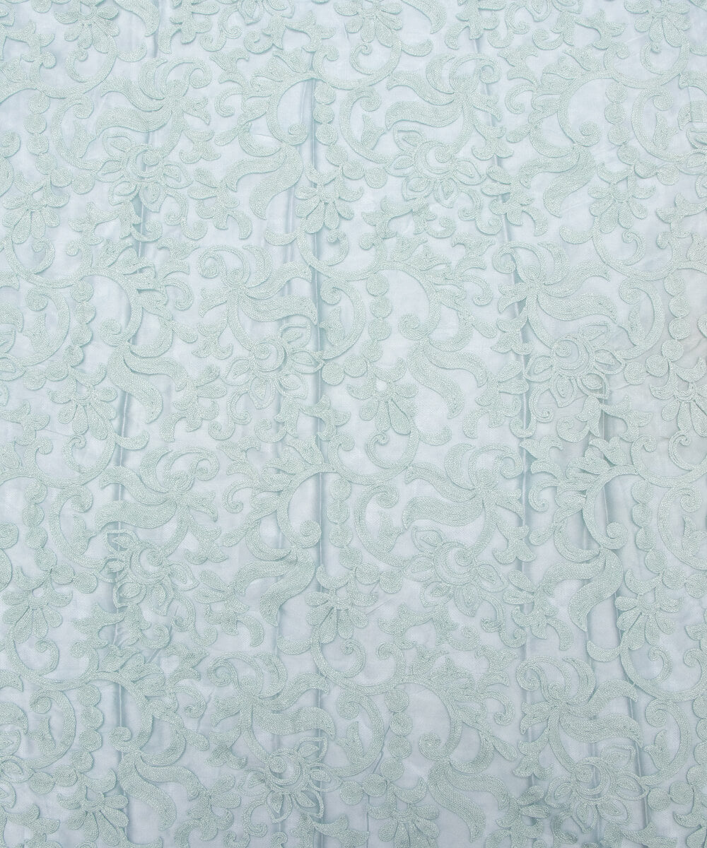 Net Embroidery Fabric Material Boutique Designer