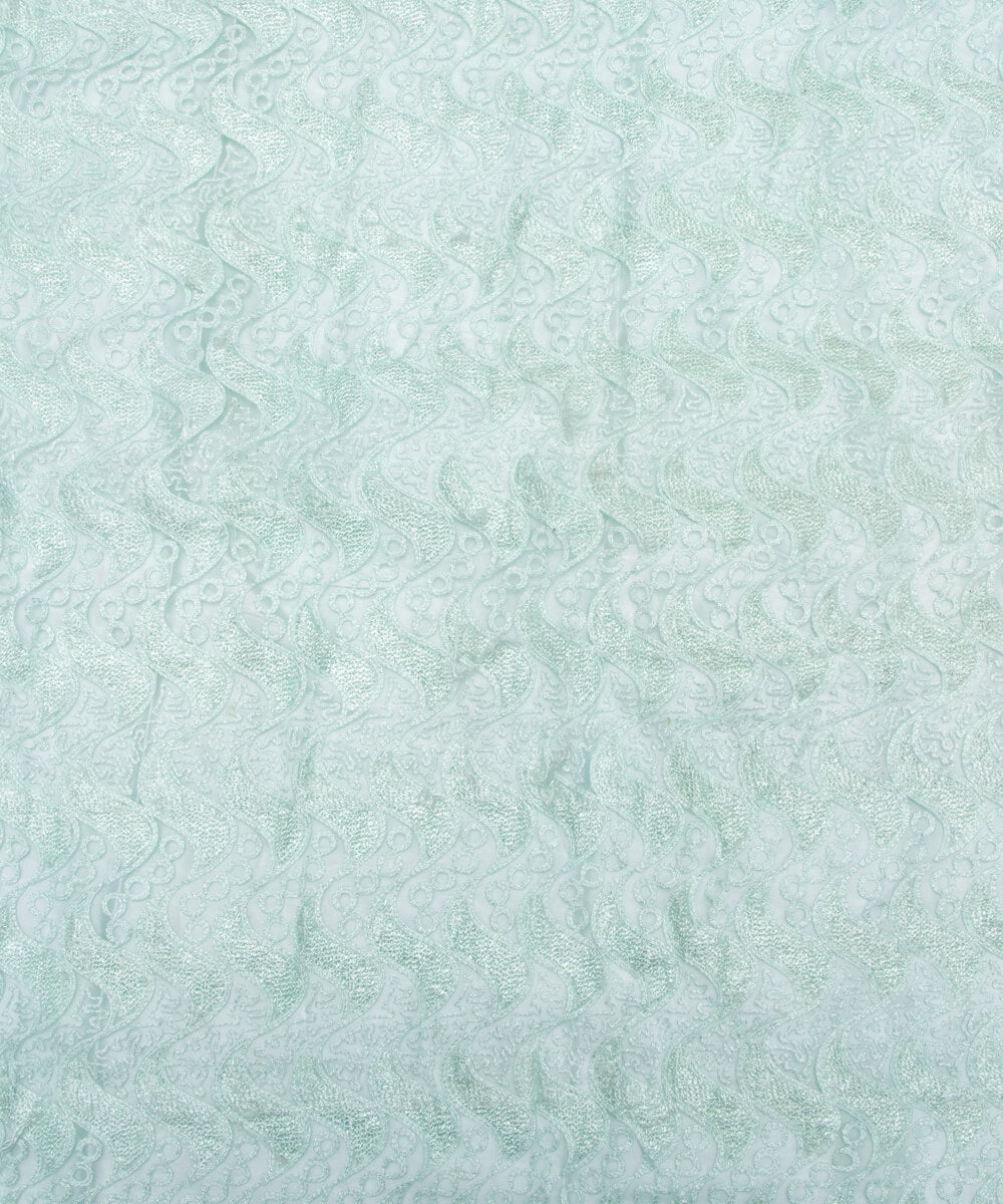 Net Embroidery Fabric Material Boutique Designer