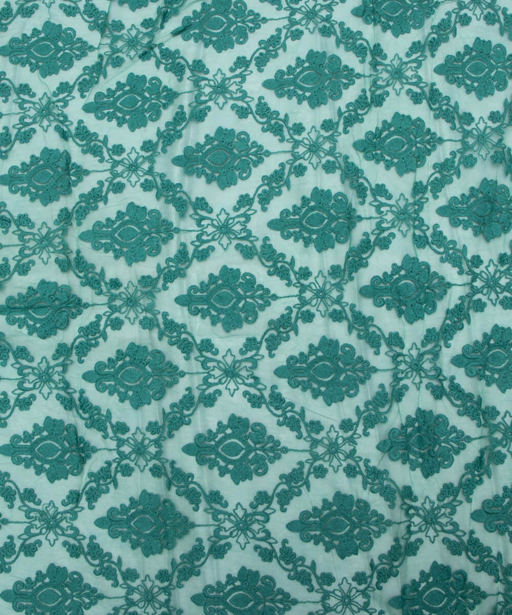 Net Embroidery Fabric Material Boutique Designer