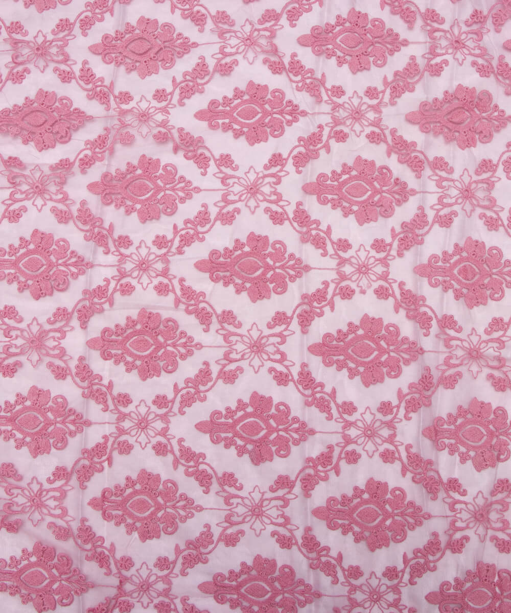 Net Embroidery Fabric Material Boutique Designer