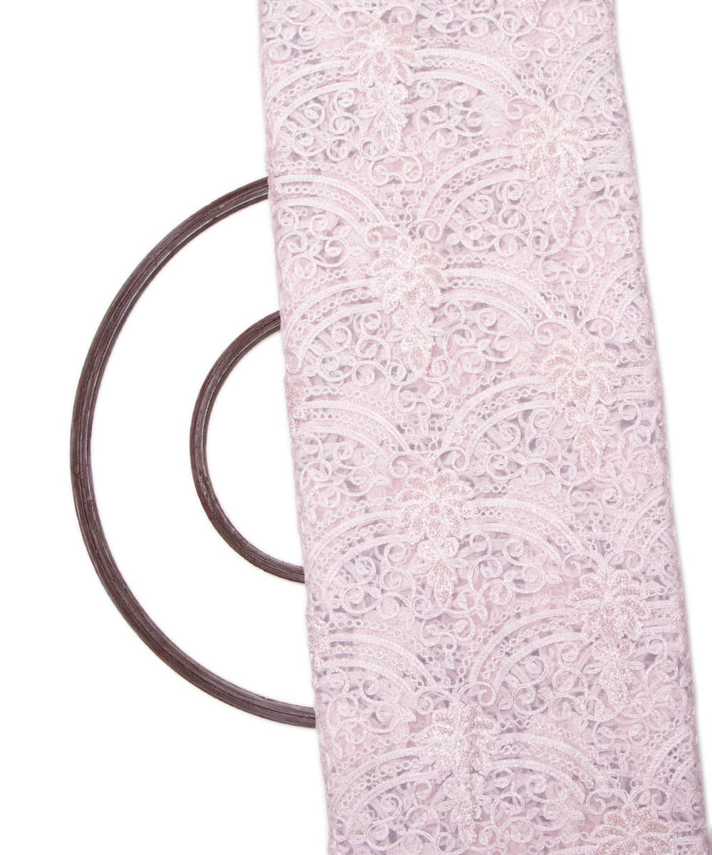 Net Embroidery Fabric Material Boutique Designer