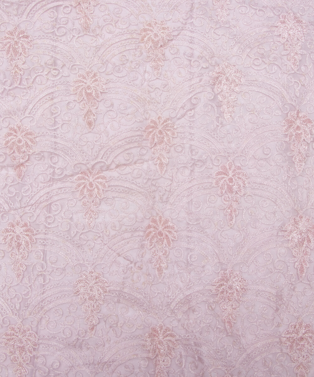 Net Embroidery Fabric Material Boutique Designer