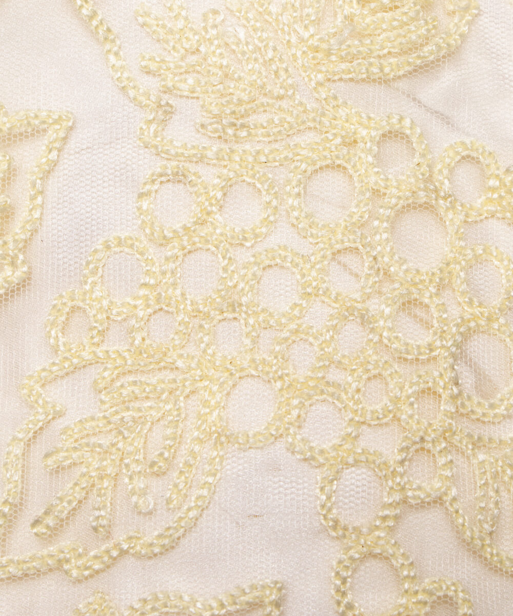 Net Embroidery Fabric Material Boutique Designer