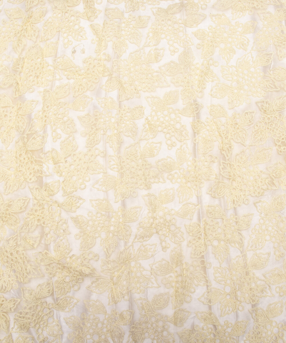 Net Embroidery Fabric Material Boutique Designer