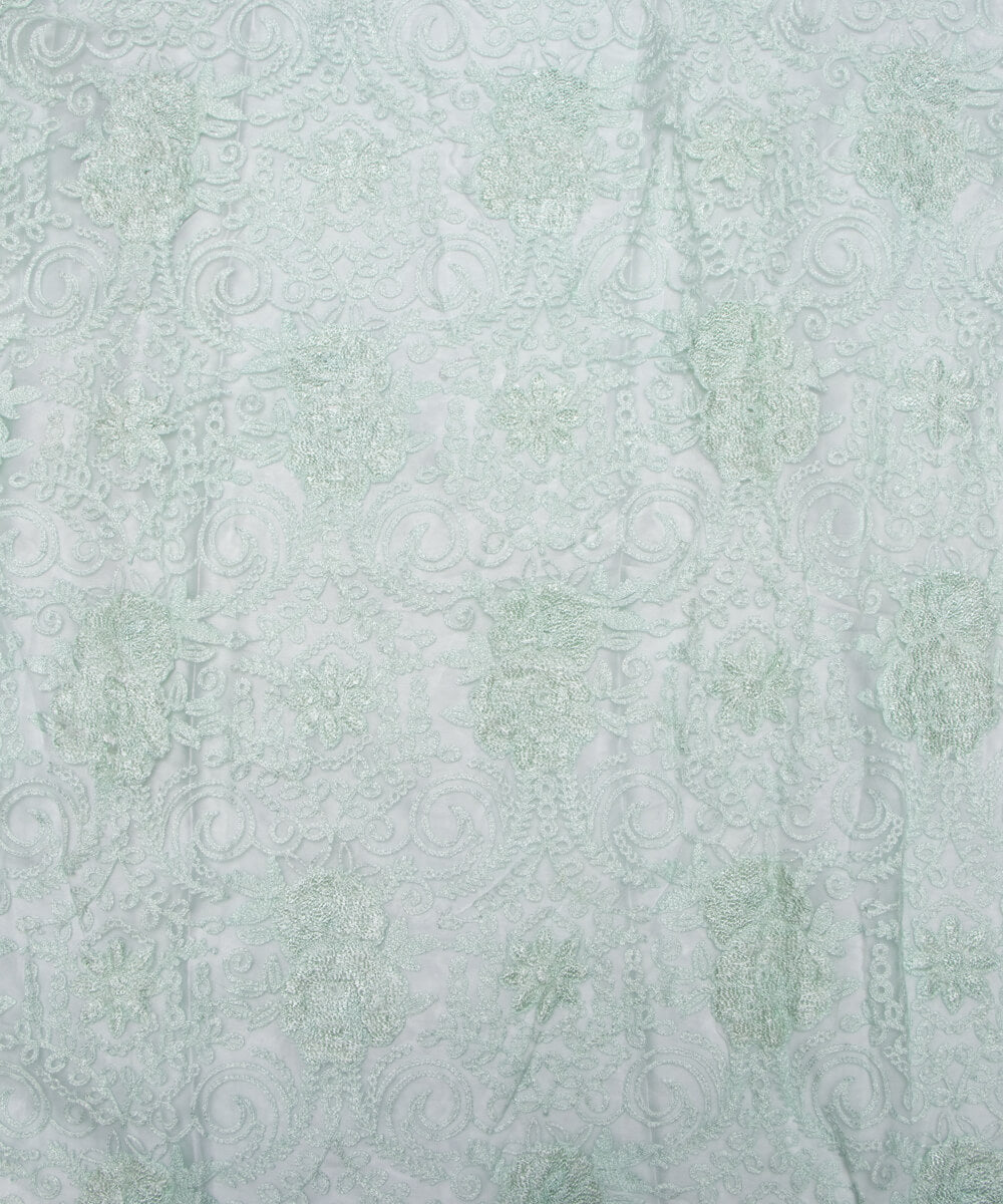 Net Embroidery Fabric Material Boutique Designer