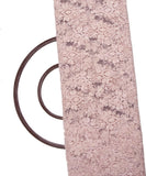 Pearl Pink Colour Floral Net Embroidery Fabric