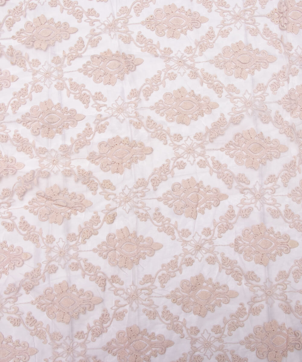 Net Embroidery Fabric Material Boutique Designer