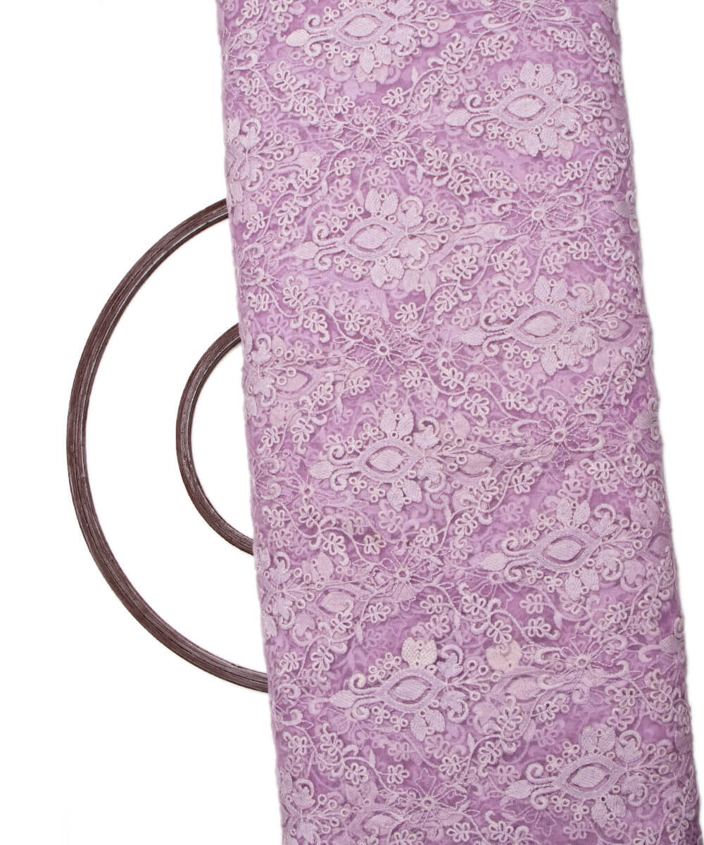 Net Embroidery Fabric Material Boutique Designer