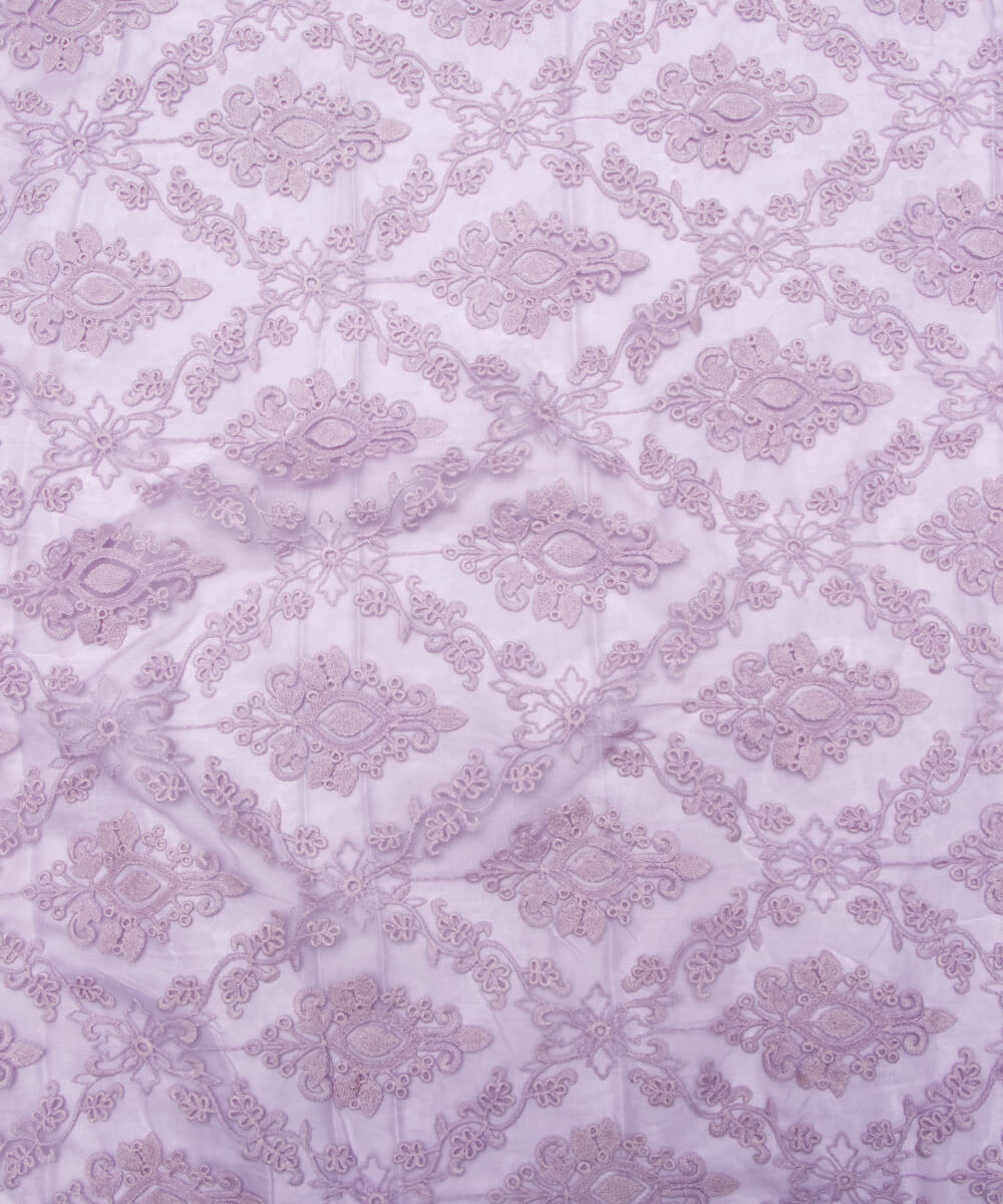 Net Embroidery Fabric Material Boutique Designer