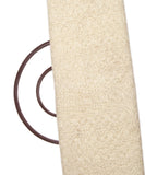 Creamish Colour Floral Net Embroidery Fabric